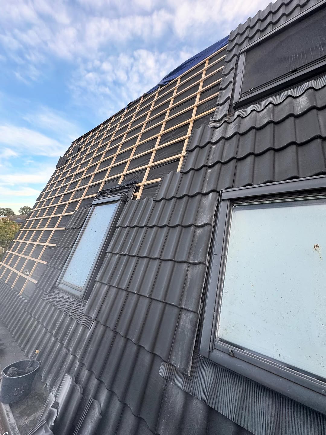Renovatie hellend dak 110m2 – Nieuw pannendak met isolatie