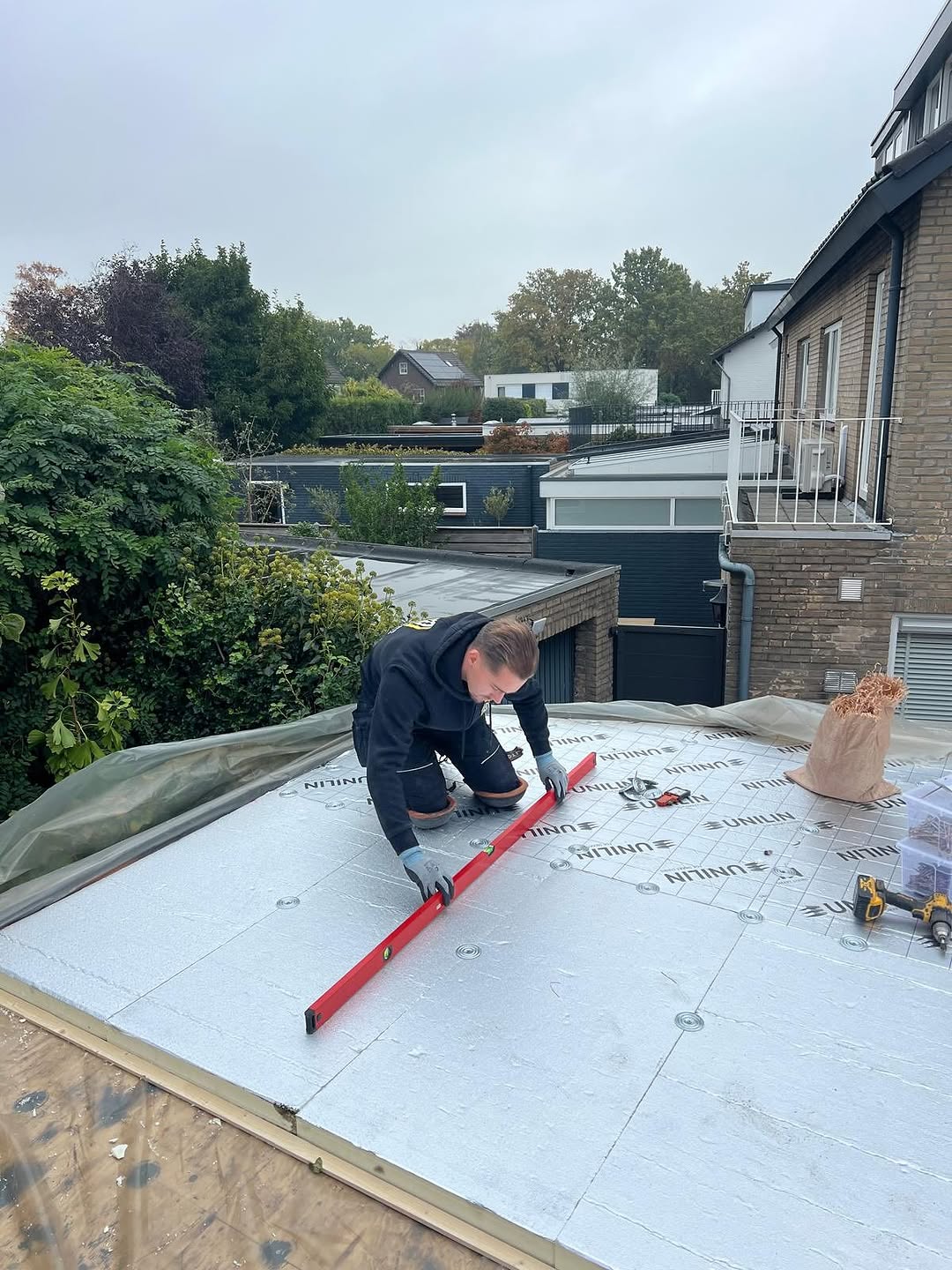 Renovatie bitumendak 40m2 – Complete dakvernieuwing met isolatie op afschot